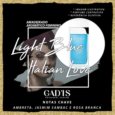 Perfume Similar Gadis 1136 Inspirado em Light Blue Italian Love Contratipo